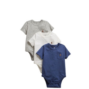 NWT Baby Gap Organic Cotton Body Suits 3 pack Size 3-6 months Brannon's Favorite